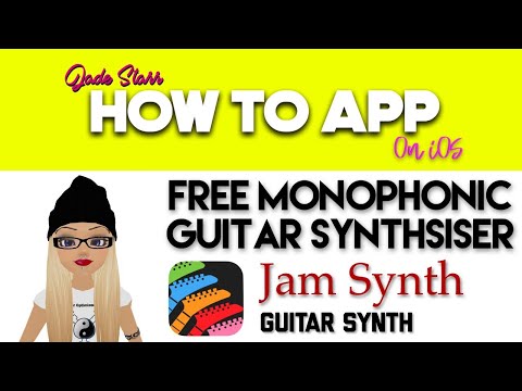 Free Monophonic Guitar Synthesiser with Jam Synth on iOS - How To App on iOS! - EP 233 S5