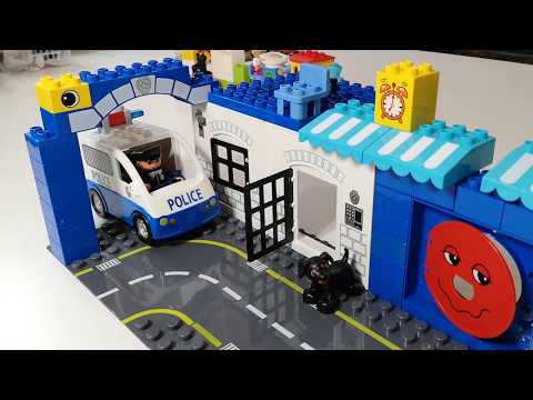 Police Station, Truck, Assembly Videos for Kids, Car toys for children, Play ASRM, No TALKING, Video