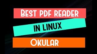 Best PDF Reader in Linux #1