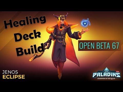 Jenos Healing Deck Build Gameplay | Paladins OB 67