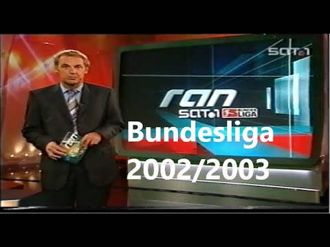 ran Sat.1 Fußball vom 10./11.09.2002 - Saison 2002/2003 - der komplette 4. Spieltag (inkl. Werbung)