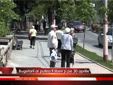 Bugetarii ar putea fi liberi și pe 30 aprilie