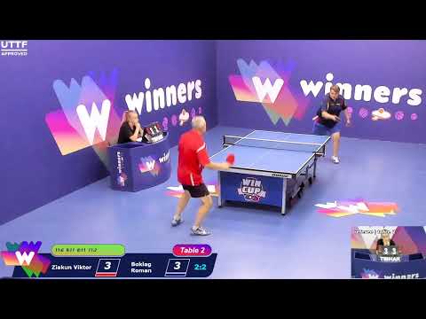 WINners CUP table 2  12.09  Ziakun Viktor - Boklag Roman  15:30