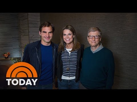 Savannah Guthrie Has Her Game Face On To Play Roger Federer | TODAY
