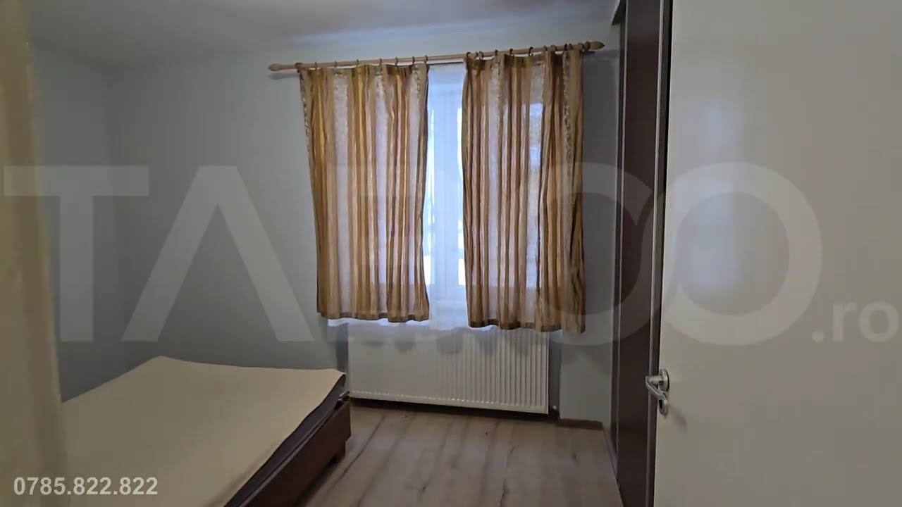 Apartament cu 2 camere de vanzare mobilat 47 utili in Terezian Sibiu - Video