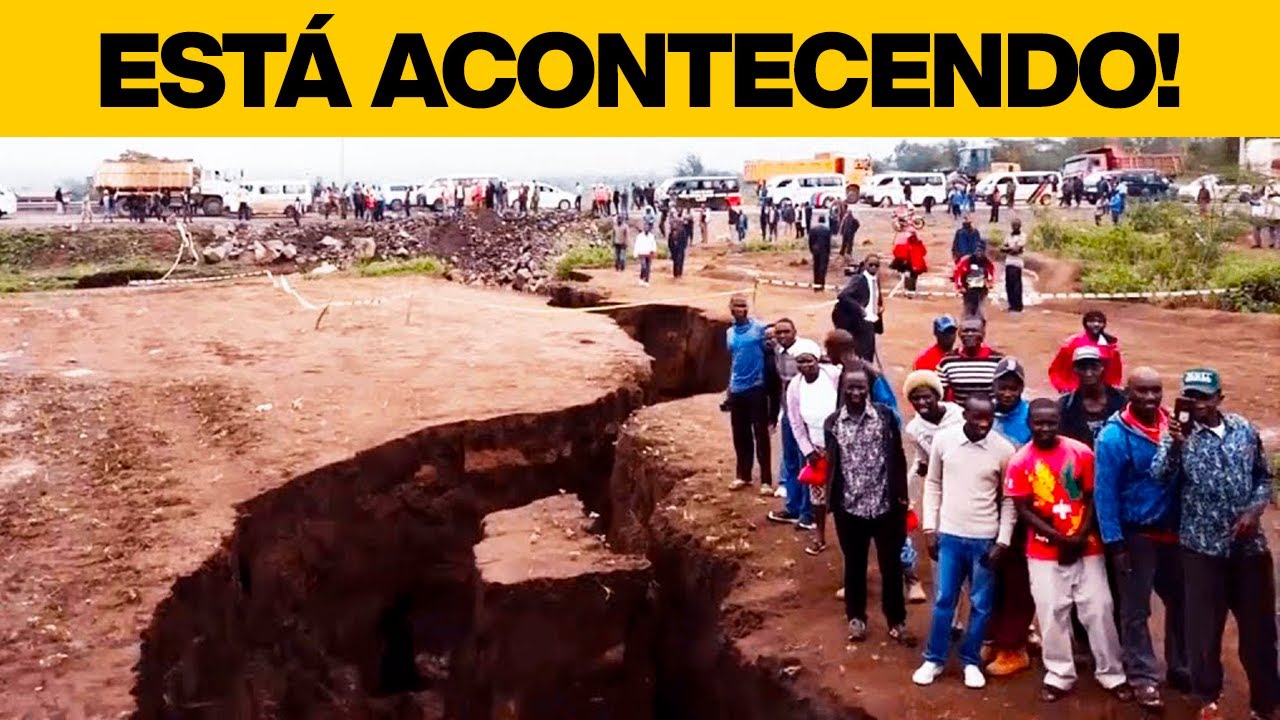 África está se dividindo em dois continentes e a maioria das pessoas não tem conhecimento