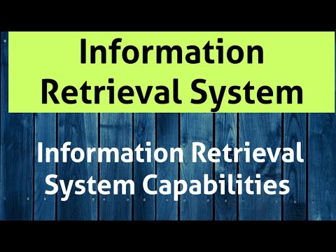 Information Retrieval System introduction and objectives IRS tutorials in Telugu