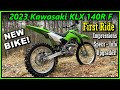 New Bike 2023 Kawasaki KLX140R F First Ride Impressions 4K60
