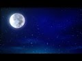 Moon and Blue Night Sky Motion Background 