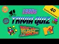 BEST 80s Trivia Quiz | 40 questions and answers | Test your knowledge of the 80s