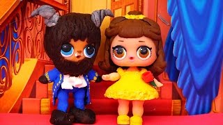 Kids Toys LOL Surprise Dolls Turn Into Beauty & the Beast! DIYCustom & Full Set LOL Dolls Series 1