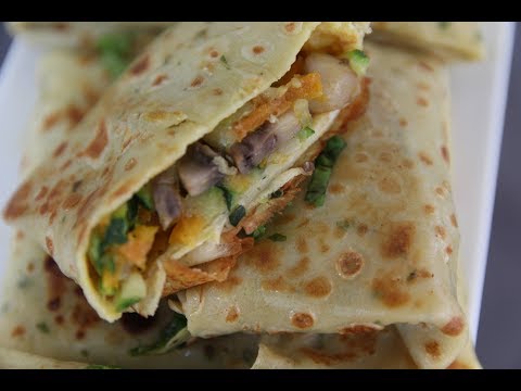 Crêpes salées aux légumes
