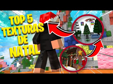 TOP 5 TEXTURAS DE NATAL PARA MINECRAFT PE|0.15.10 E 1.16.0!!