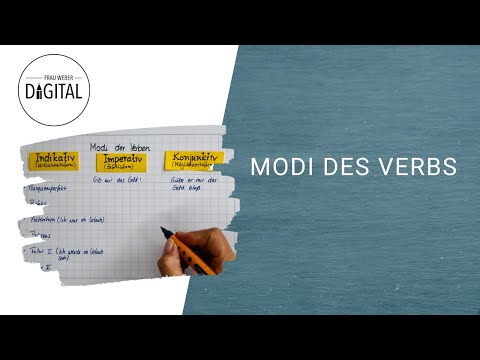 Modi des Verbs. Endlich verstehen. (inkl. Arbeitsblatt)