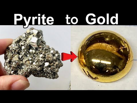 Ho trasformato la pirite di ferro in ORO PURO