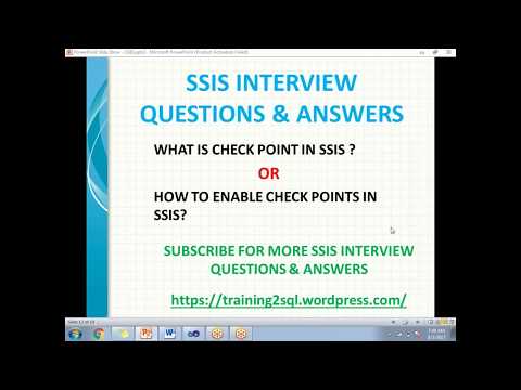SSIS Tutorial for beginners
