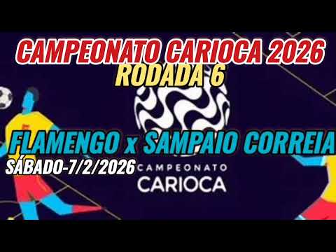 CAMPEONATO CARIOCA 2026- RODADA 6 - MACIEL SOCCER 