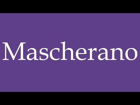 How To Pronounce ''Mascherano'' Correctly in Spanish