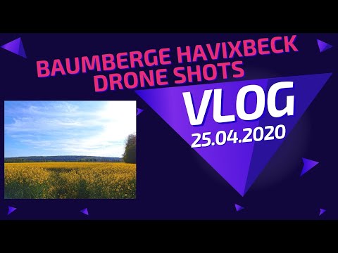 Baumberge Münsterland Freizeitspaß mit Familie und Hund ohne soziale Kontakte+Drohne DJI Mavic Mini