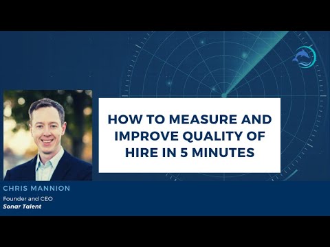 Learn how to measure and improve quality of hire in 5 minutes