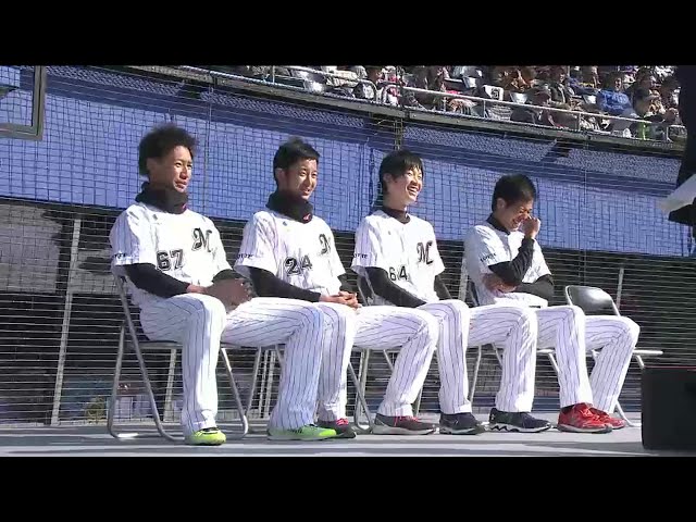 【マリーンズ・ファン感謝デー】仮想ヒーローインタビュー!! 肘井、抜群の受け答え!!   2014/11/22