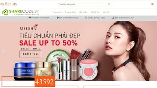 Mã code 43592.Source code website thương mại điện tử chuyên mỹ phẩm Java Spring MVC| Sharecode