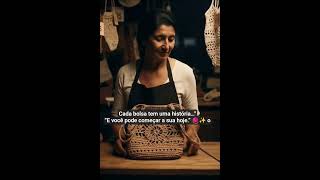 ✨Cada bolsa tem uma história! Você também ama crochê? 🧶 #croche #artesanato