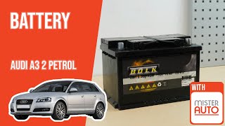 Youtube thumbnail of video "How to replace the car battery Audi A3 mk2 1.2 TFSI 🔋"