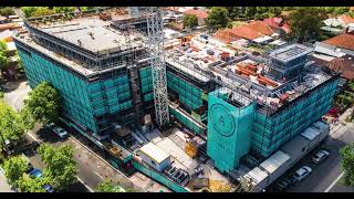 Case Study: The Albany Banner Mesh Building Wrap by Sitemax