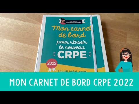 carnet de bord CRPE 2022
