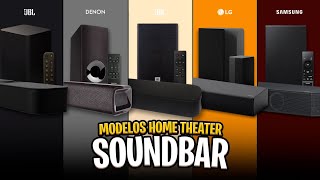Os 5 Melhores SOUNDBAR COM SUBWOOFER em 2025! Top modelos Home Theater ✅
