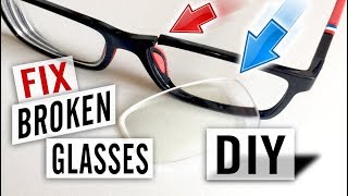 How to Fix Broken Glasses Yourself - Easy DIY Repair