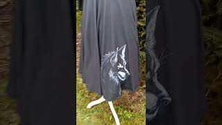 Dámská kolová sukně černá Vlk, vel. S/L