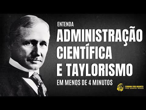 Teoria da ADMINISTRAÇÃO CIENTÍFICA | TAYLORISMO | Frederick TAYLOR