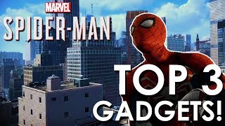 TOP 3 gadgets YOU WANT in SPIDER MAN PS4!   BRAND NEW INFO!