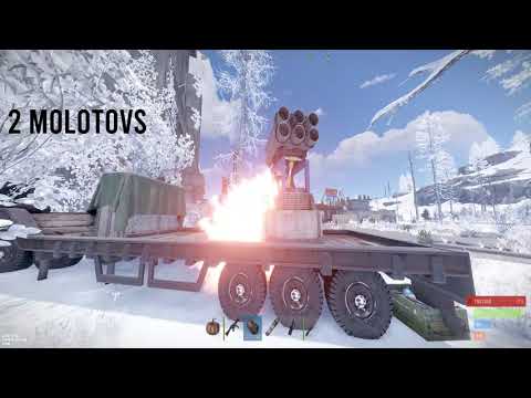 RUST - LAUNCH SITE WITHOUT REDCARD! *MINICOPTER NEEDED * -  No Destroying