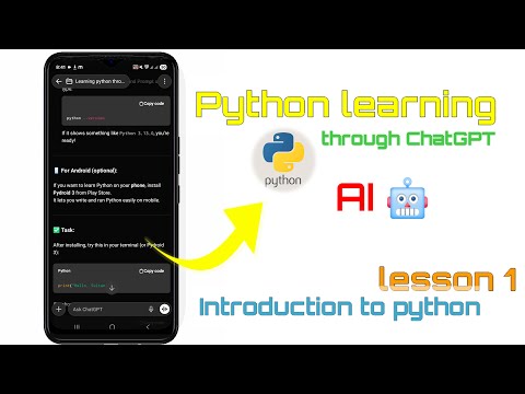 Learn Python in the Smartest Way — with ChatGPT | Lesson 1: Start Coding Now! #ai #education
