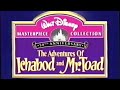 The Adventures Of Ichabod Mr Toad Vhs Promos 1999