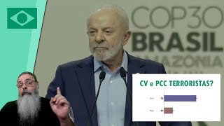 PESQUISA QUAEST cheia de NOTÍCIAS RUINS para LULA: APROVAÇÃO CAIU e EQUIPARAÇÃO a TERRORISMO GANHA