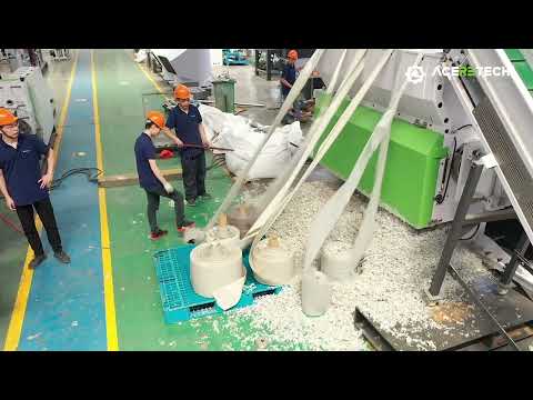 Shredder Aceretech HS2000 for plastic films bags