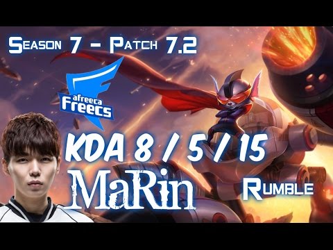 AFs MaRin RUMBLE vs EKKO Top - Patch 7.2 KR Ranked