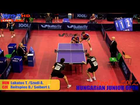 Joola Hungarian 2012 - Boys Doubles HUN vs. CZE