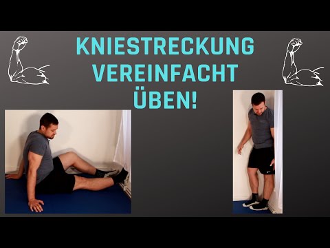 Streckdefizit nach Kreuzband-OP - Kniestreckung in der geschlossenen Kette trainieren