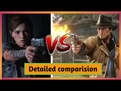 Red dead redemption2 Vs last of us 2 Comparison..  Rdr2 Vs tlou2 Gaming Ship