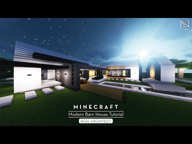 Minecraft Modern Barndominium