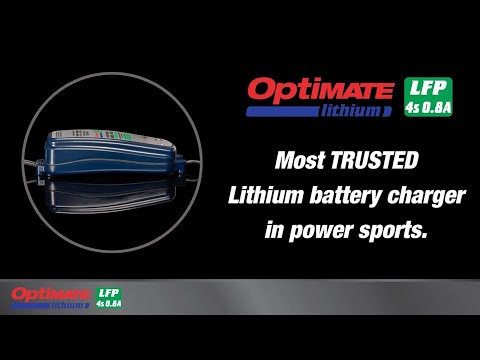 OptiMate Lithium 4s 0.8A (EN/CC): the Most TRUSTED Lithium battery charger in power sports!