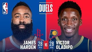 James Harden - Houston Rockets - Victor Oladipo - Indiana Pacers
