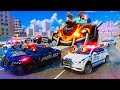 Police Squad In Action Stop The City Madness Hero Cars City 3D Animation