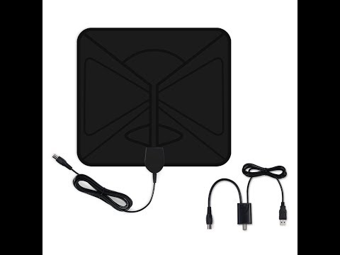 VicTsing Aktive DVB-T2 Antenne Zimmerantenne mit 50 dB Verstärker Full HD 1080P