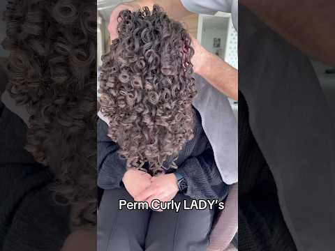 Perm curly bouncy curls